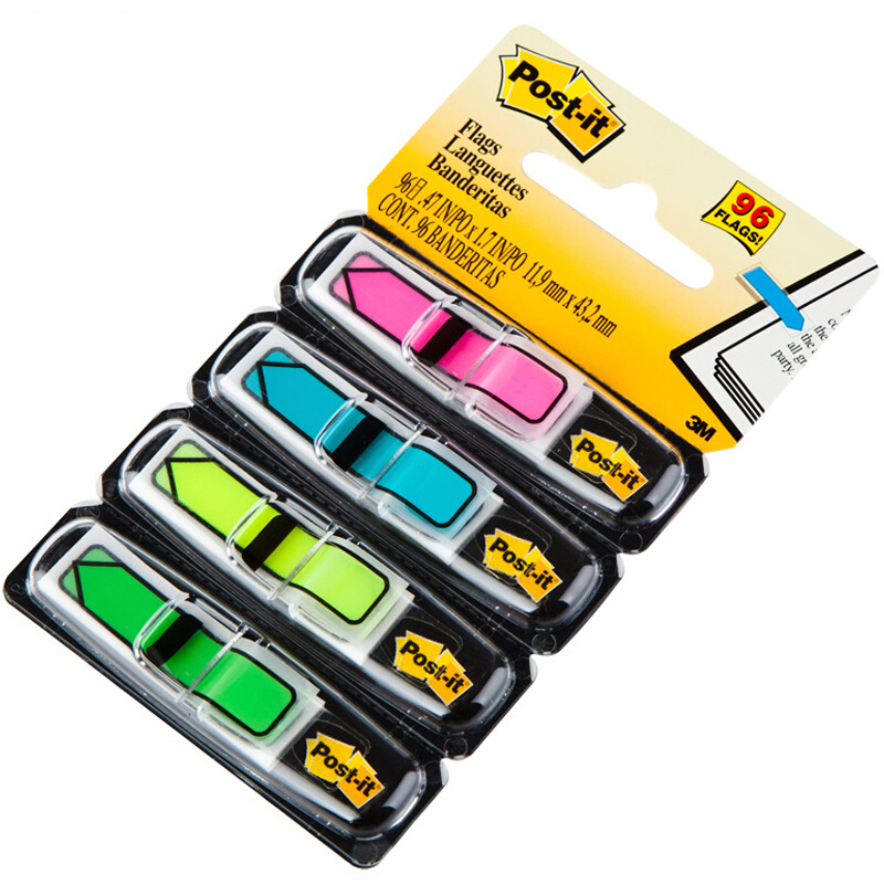 3M（Post-it） 684-ARR4 箭頭指示標簽/報事貼 24片*4色/包_http://gzyiqian.cn/img/images/C201902/1551164401981.jpg