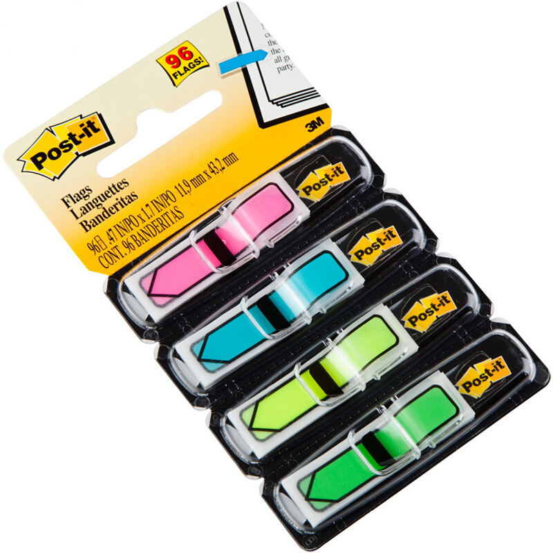 3M（Post-it） 684-ARR4 箭頭指示標簽/報事貼 24片*4色/包_http://gzyiqian.cn/img/images/C201902/1551164402002.jpg