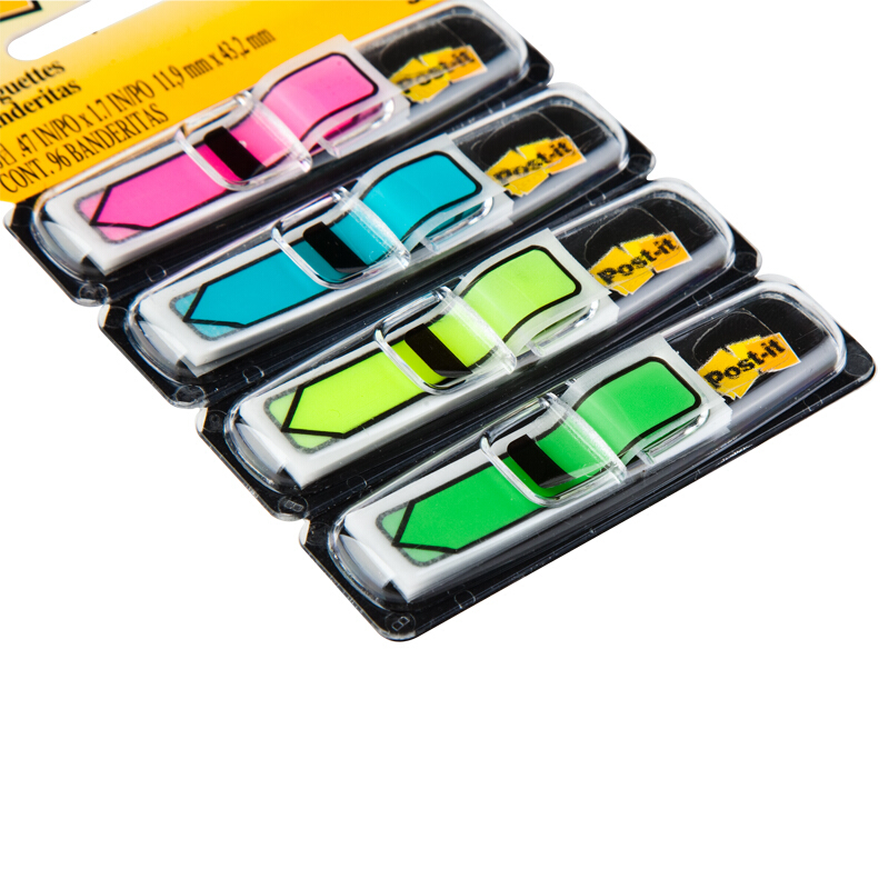 3M（Post-it） 684-ARR4 箭頭指示標簽/報事貼 24片*4色/包_http://gzyiqian.cn/img/images/C201902/1551164402023.jpg