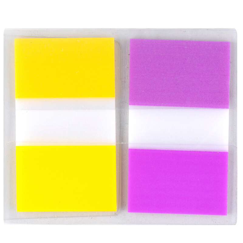 3M（Post-it） 680-2PK-3 透明指示標(biāo)簽/報(bào)事貼 黃紫 20張*2色/包_http://gzyiqian.cn/img/images/C201902/1551172579035.jpg