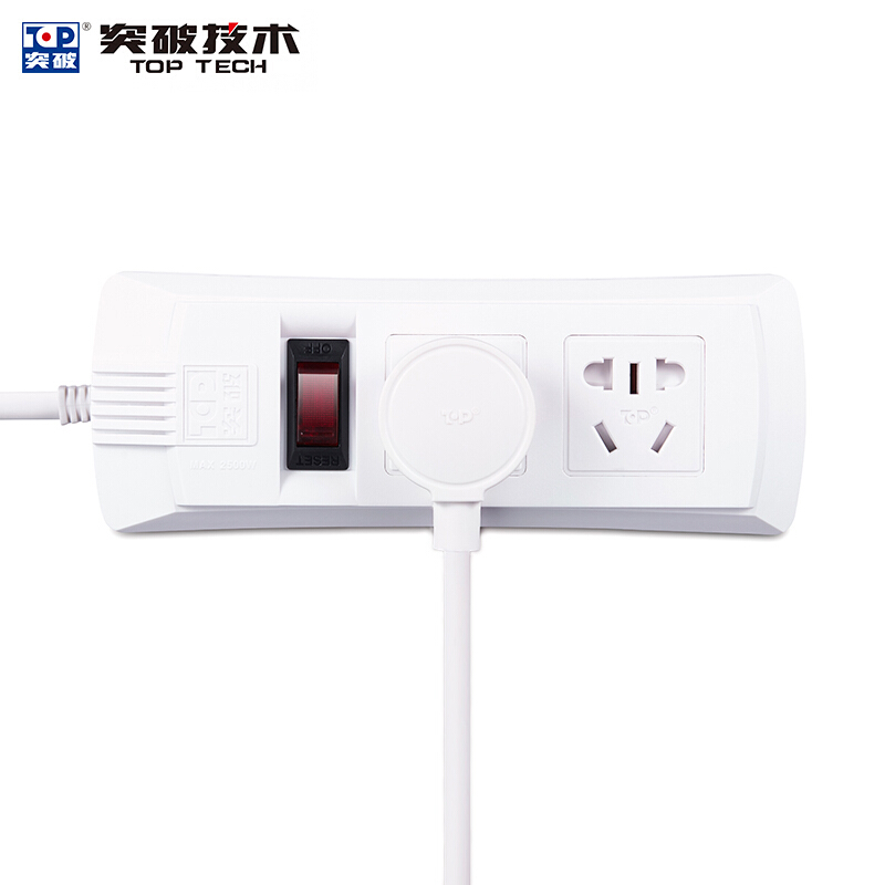 突破（TOP） 新國標電源插座/插線板/排插/接線板(三位總控1.8米)_http://gzyiqian.cn/img/images/C201902/1551249920842.jpg