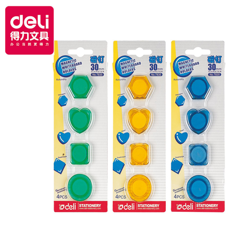 得力（deli） 7835  白板磁扣/吸鐵石/磁粒 磁力強  30mm_http://gzyiqian.cn/img/images/C201902/1551255183739.jpg