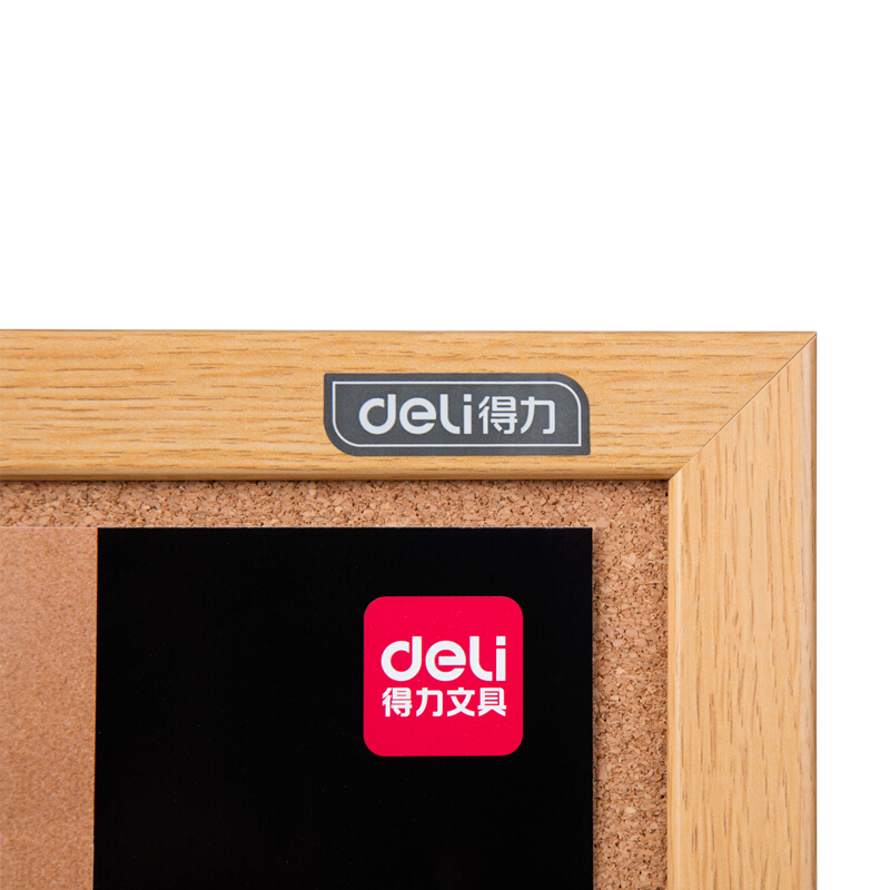 得力（deli） 8764 90*60cm軟木板/留言板/照片墻（木邊框、針插留言） _http://gzyiqian.cn/img/images/C201903/1551851188667.jpg