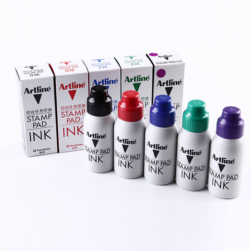 旗牌（Artline） 雅麗ESA-2N 辦公印臺補充印油50ml(藍色)_http://gzyiqian.cn/img/images/C201903/1552013074381.jpg
