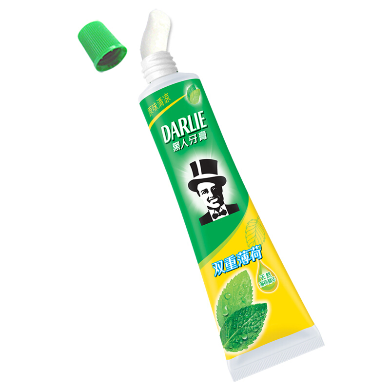 黑人（DARLIE） 雙重薄荷  牙膏 90g_http://gzyiqian.cn/img/images/C201903/1552294431782.jpg