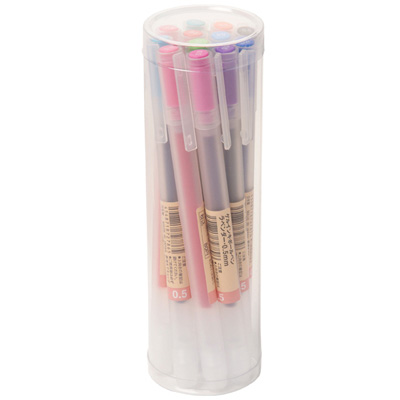 無印良品 MUJI  凝膠墨水圓珠筆  12色裝_http://gzyiqian.cn/img/images/C201903/1552373185169.jpg