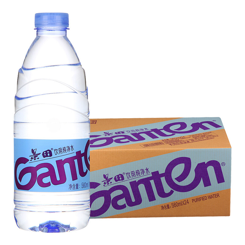 景田（ ganten） 560ml*24瓶 純凈水 整箱_http://gzyiqian.cn/img/images/C201903/1552383171342.jpg