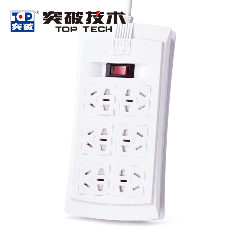 突破 D1K62(原TZ-C162)*6位總控*過載保護、保護門*新國標插座 (3米)_http://gzyiqian.cn/img/images/C201906/1561018034842.png