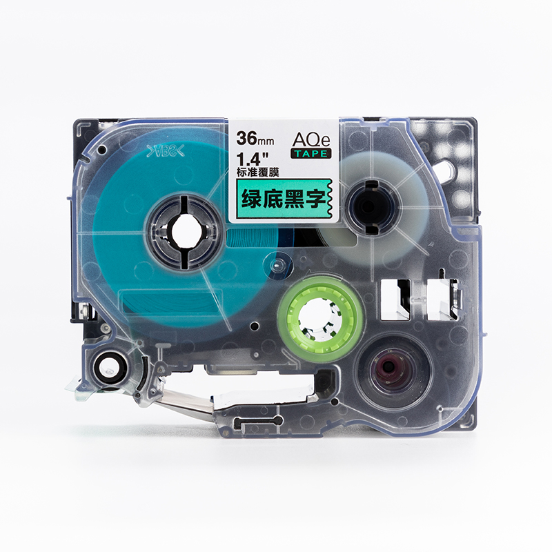 愛墨  AQe-161（36mm）標準覆膜標簽打印機色帶  紅底黑字_http://gzyiqian.cn/img/images/C201907/1564048829527.jpg