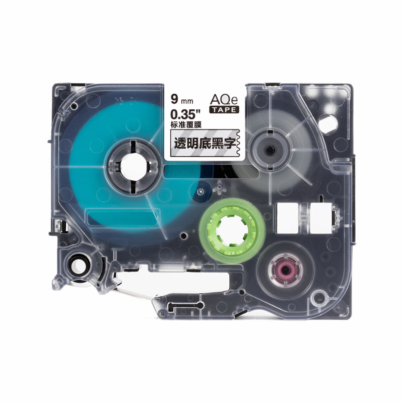 愛墨 AQe-151（24mm）標準覆膜標簽打印機色帶 紅底黑字_http://gzyiqian.cn/img/images/C201907/1564048856390.jpg