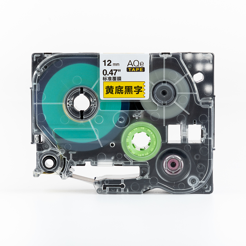 愛墨 AQe-661（36mm）標準覆膜標簽打印機色帶 白底黑字_http://gzyiqian.cn/img/images/C201907/1564102940275.jpg