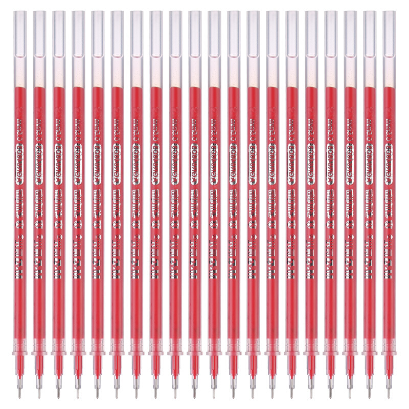 晨光（M&G）0.5mm全針管簽字筆替芯AGR640C3/20支裝(紅色)_http://gzyiqian.cn/img/images/C202007/1594780233881.jpg