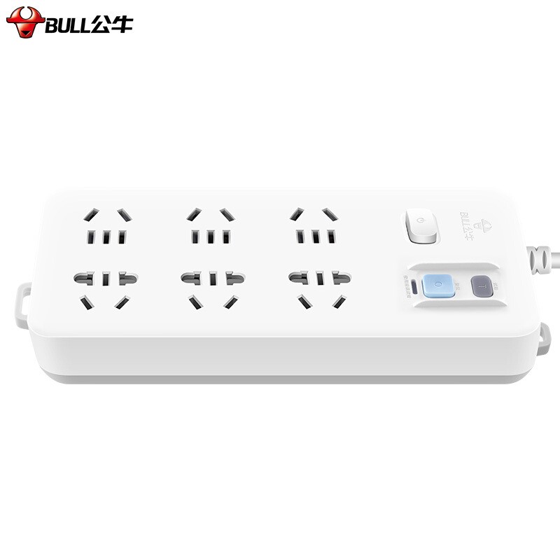 公牛（BULL）GN-705插座排插接線板插線板漏電保護防觸電 6孔 5米_http://gzyiqian.cn/img/images/C202007/1595556510344.jpg