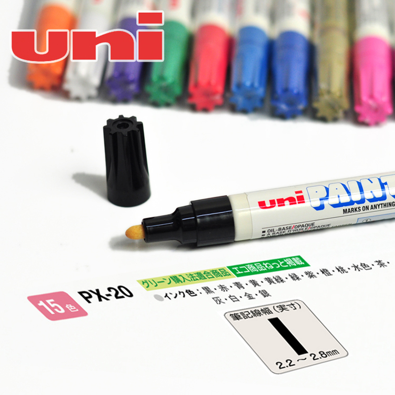 三菱（uni） PX-20 中字油漆筆 2.0mm 1支裝（銀色）_http://gzyiqian.cn/img/images/C202008/1598333946925.jpg