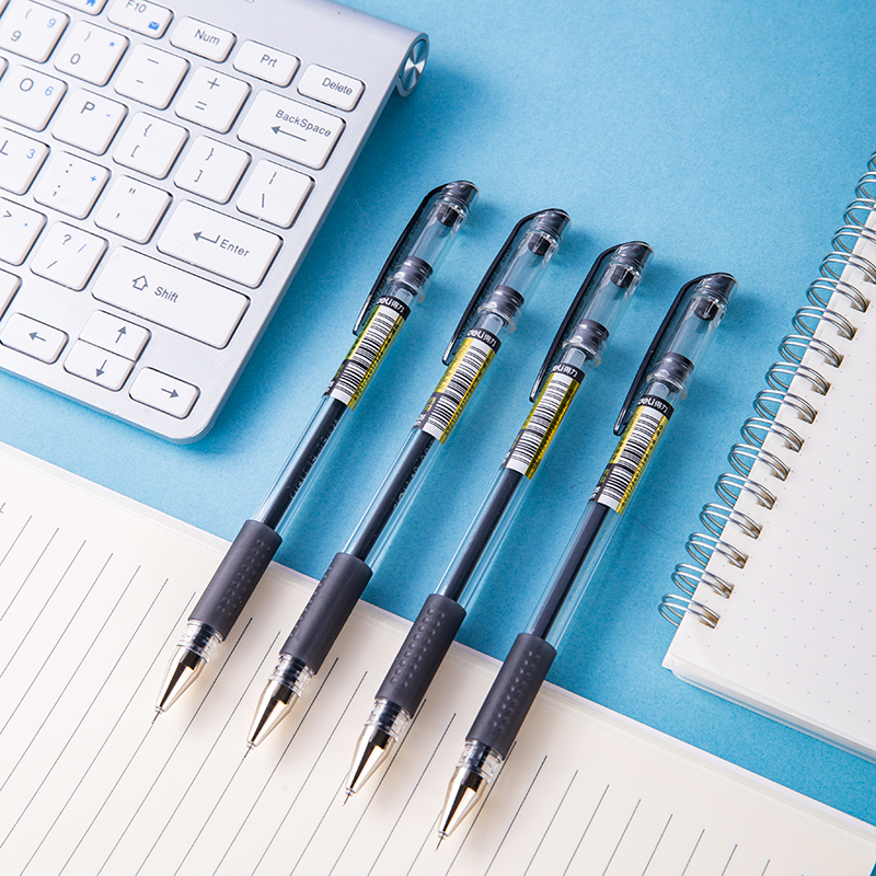 得力（deli）S820 財務專用中性筆 黑色簽字筆 0.28mm 12支盒_http://gzyiqian.cn/img/images/C202009/1599444255607.jpg