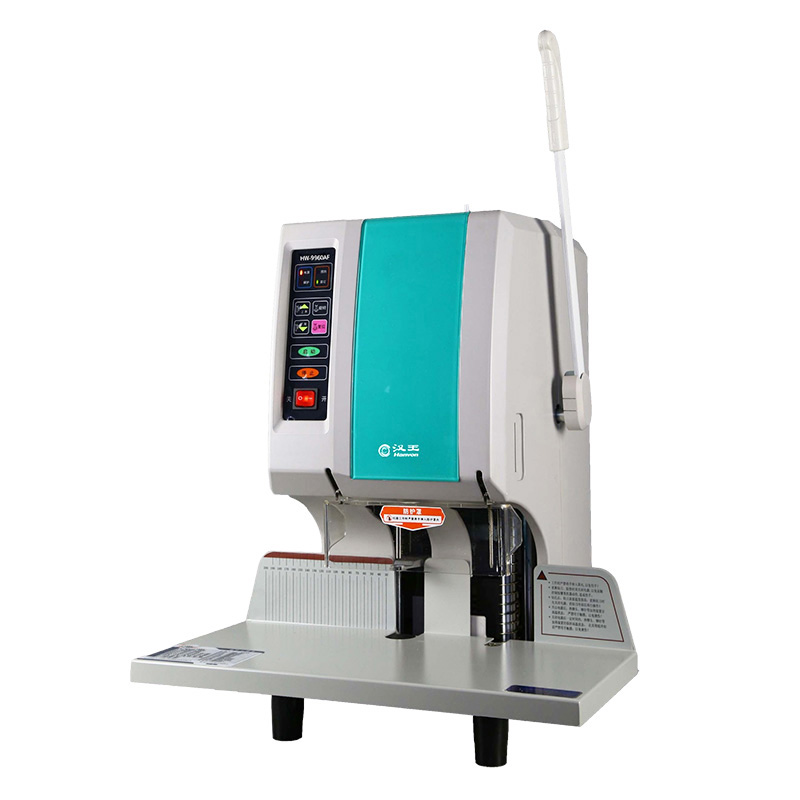 漢王（Hanvon）HW-9960AF自動財務(wù)憑證檔案裝訂機 熱熔鉚管靜音標書票據(jù)文件電動檔案打孔機_http://gzyiqian.cn/img/images/C202010/1603355096319.jpg