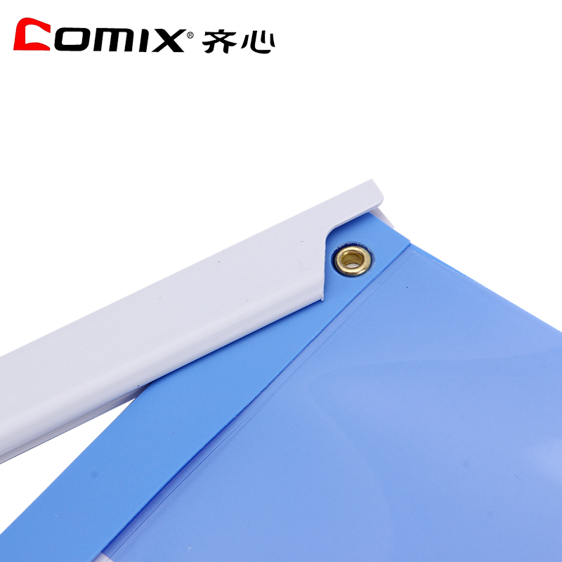 齊心（COMIX） QW324A 辦公必備拉邊桿 報(bào)告夾 A4 10張 單個(gè)裝_http://gzyiqian.cn/img/images/C202010/1603684386370.jpg