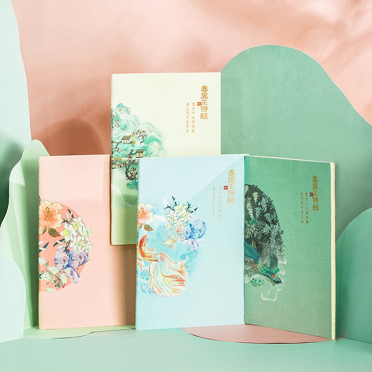 得力(deli) 頤和園聯(lián)名 春風(fēng)正得頤系列4本B5/40張軟抄本套裝 FB540-TZ_http://gzyiqian.cn/img/images/C202103/1615964041566.jpg
