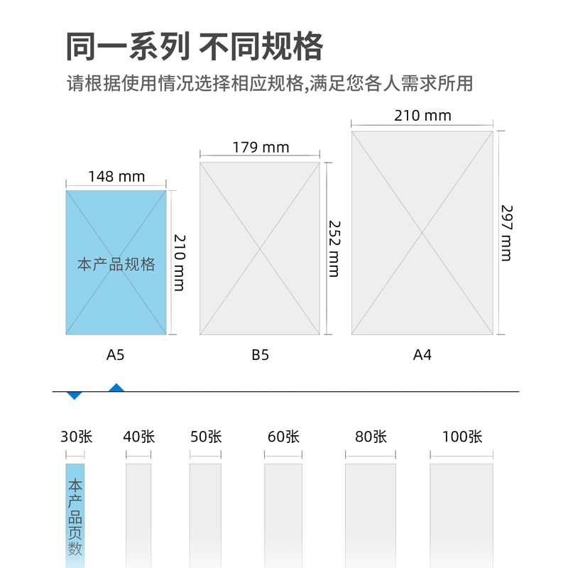 得力(deli)A5/30張無線膠裝軟抄本記事本7667（12本裝）_http://gzyiqian.cn/img/images/C202110/1634282771840.jpg