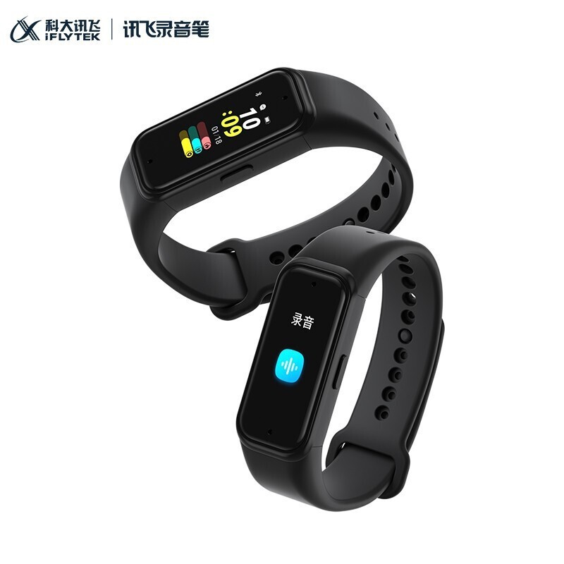 科大訊飛（iFLYTEK） 科大訊飛腕式錄音筆R1智能SR錄音實時轉文字專業高清降噪免費轉寫運動手環_http://gzyiqian.cn/img/images/C202203/1646291780536.jpg