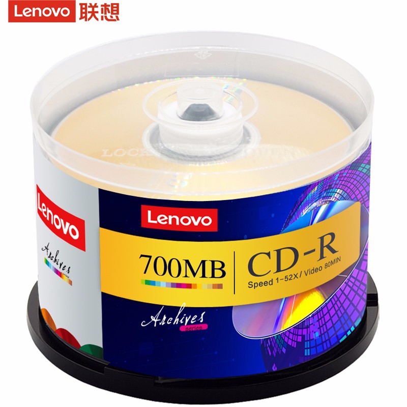 聯想（Lenovo）CD-R 光盤 52速700MB 桶裝50片_http://gzyiqian.cn/img/images/C202203/1648457406609.jpg