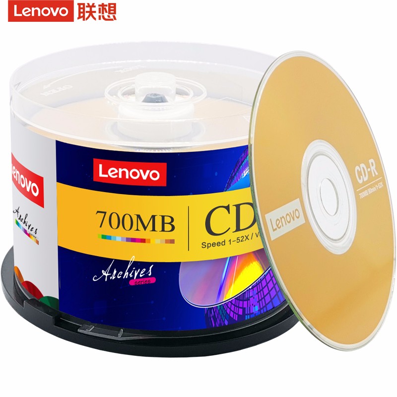 聯想（Lenovo）CD-R 光盤 52速700MB 桶裝50片_http://gzyiqian.cn/img/images/C202203/1648457406654.jpg