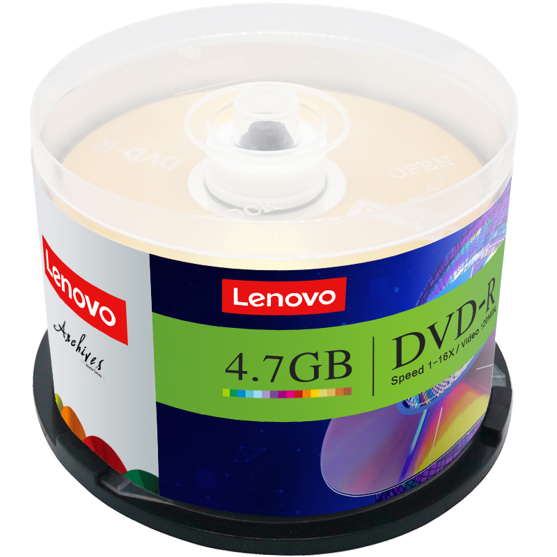 聯想（Lenovo）DVD-R 光盤 16速4.7GB 桶裝50片_http://gzyiqian.cn/img/images/C202203/1648457520223.jpg