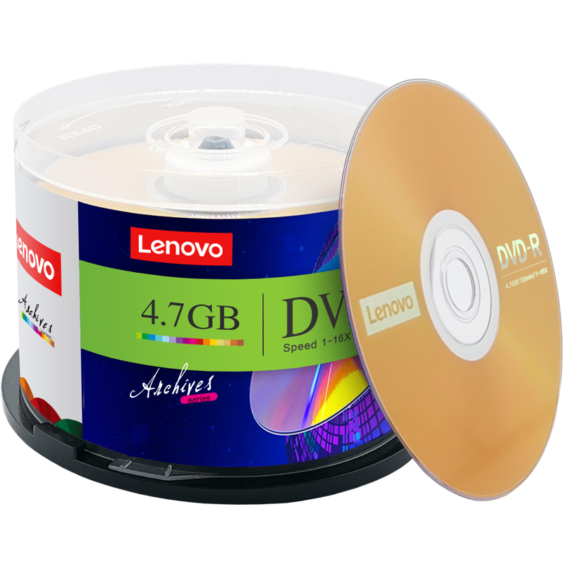 聯想（Lenovo）DVD-R 光盤 16速4.7GB 桶裝50片_http://gzyiqian.cn/img/images/C202203/1648457520974.jpg