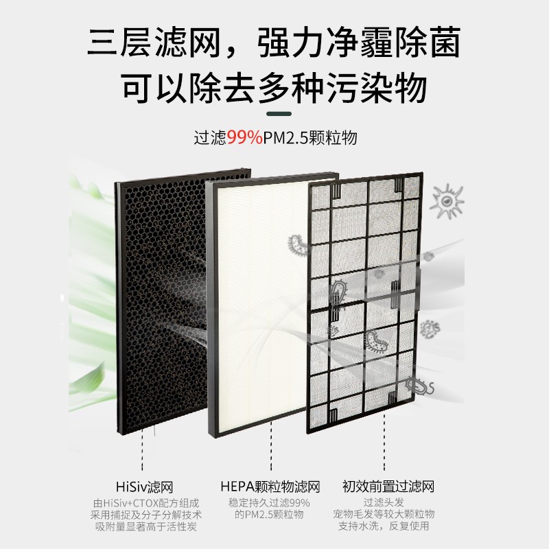 霍尼韋爾（Honeywell） KJ810G93W空氣凈化器 商務辦公除甲醛 大空間除霧霾凈化器遙控款_http://gzyiqian.cn/img/images/C202204/1648864513146.jpg