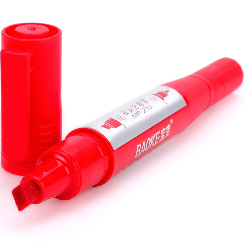 寶克（BAOKE） MP-210 油性大雙頭記號筆 12支/盒（紅色）_http://gzyiqian.cn/img/sp/104/a8f71ebc-cad4-4aae-91ae-193652ffe9c9.jpg