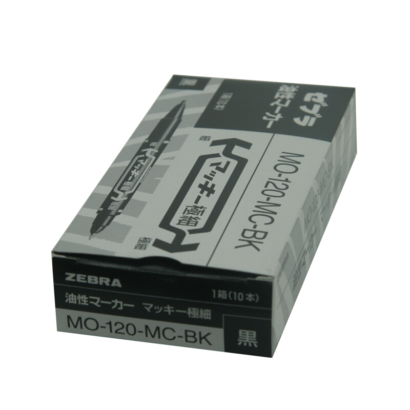 斑馬（ZEBRA） MO-120-MC-BK 小雙頭記號筆 單支裝（黑色）_http://gzyiqian.cn/img/sp/104/abef02b4-80a9-4091-81a8-6034688b39be.jpg