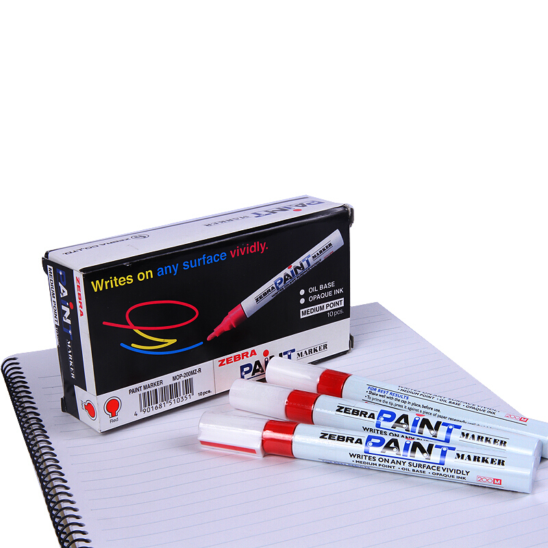 斑馬（ZEBRA） MOP-200M 修補筆|油漆筆|涂鴉筆 2.8mm 1支裝（紅色）_http://gzyiqian.cn/img/sp/106/795ee53a-d8d2-4ca6-afdb-c71952d93f77.jpg