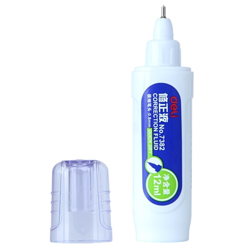 得力（deli） 7382 鋼頭修正液/涂改液 12ml 單瓶裝_http://gzyiqian.cn/img/sp/113/651da364-5c57-421a-9cf5-c1ca8fef42e3.jpg