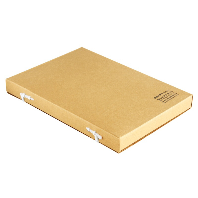 得力（deli） 5923 純木漿牛皮紙久存耐用檔案盒 30mm_http://gzyiqian.cn/img/sp/120/25f218c2-4032-448c-9277-531ae97ad818.jpg