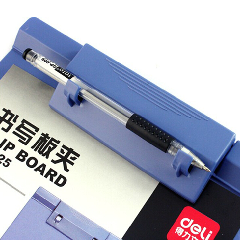 得力（deli） 9253 塑料書寫板夾適用于A4紙 顏色隨機_http://gzyiqian.cn/img/sp/127/828fd54c-a3e4-44b5-82c3-4b803244ce95.jpg