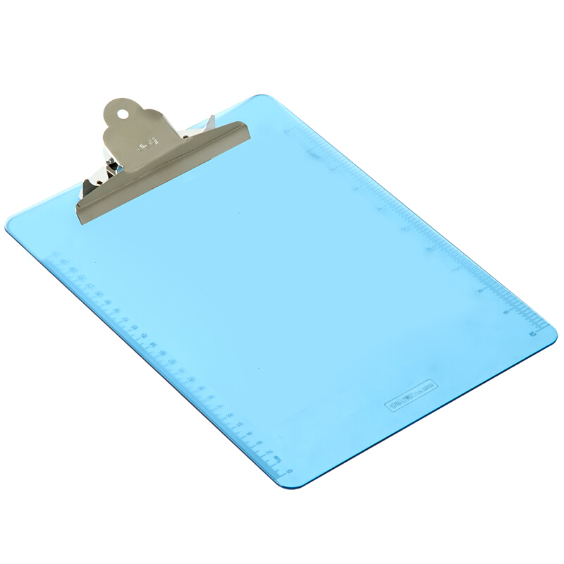 得力（deli） 9252 透明書(shū)寫(xiě)板夾(粉藍(lán))適用A4紙_http://gzyiqian.cn/img/sp/127/e7478450-5733-469e-9169-f56f80817e33.jpg
