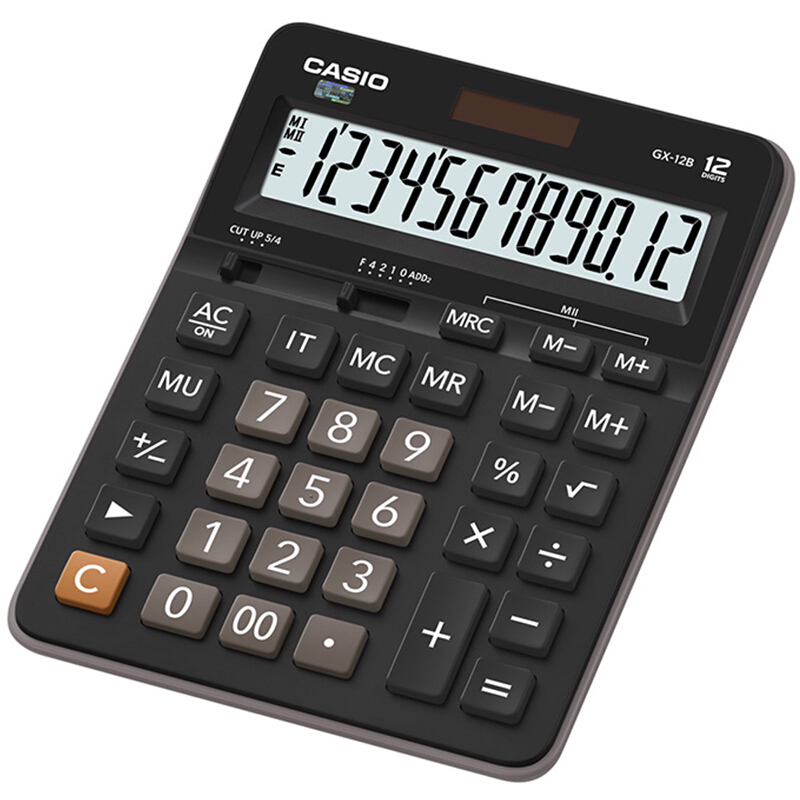 卡西歐（CASIO） GX-12B 商務計算器 超大型機 黑色 GX-12BS升級款_http://gzyiqian.cn/img/sp/139/749ba5e3-c7dc-476b-867e-645f45aab349.jpg
