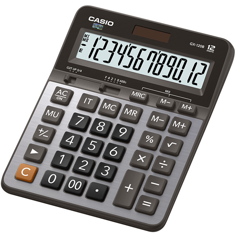 卡西歐（CASIO） GX-120B 商務計算器 超大型機 灰色 GX-120S升級款_http://gzyiqian.cn/img/sp/139/fc54af12-2e61-497f-9df4-8090fc948c57.jpg