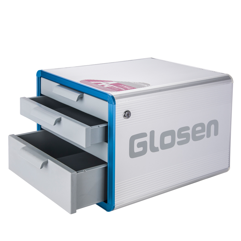 金隆興（Glosen） C6731 鋁合金四層A4桌面文件柜資料柜帶鎖 外置拉手四層 藍色_http://gzyiqian.cn/img/sp/147/fbf6de38-366b-460e-9430-ae1fd43951f1.jpg