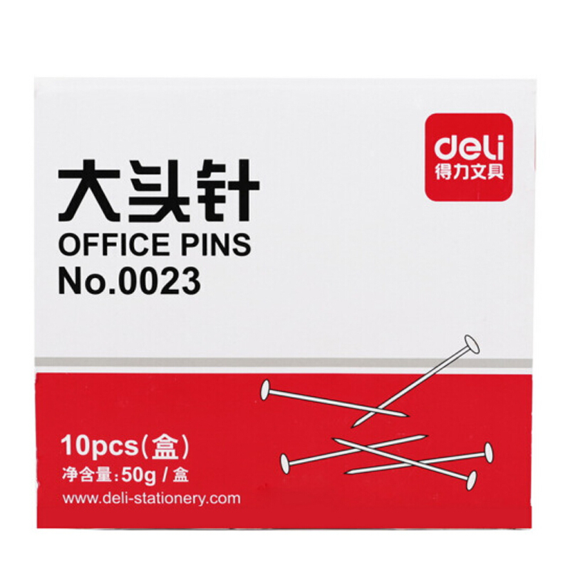 得力（deli） 0023 PP盒裝大頭針 單盒 50g盒 _http://gzyiqian.cn/img/sp/160/da2a1079-be64-4bb9-b31e-2ff111e9f064.jpg