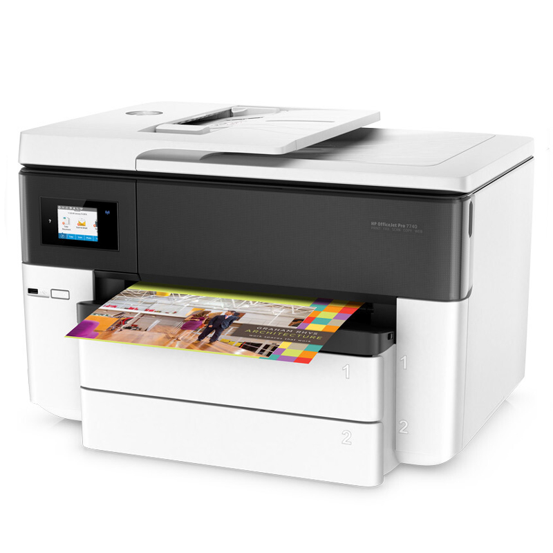 惠普（HP） OfficeJet Pro 7740 多功能噴墨一體機(jī) (雙層紙盒,高配) _http://gzyiqian.cn/img/sp/1719/b23096b8-0fdb-4307-ba18-e22635f958cc.jpg