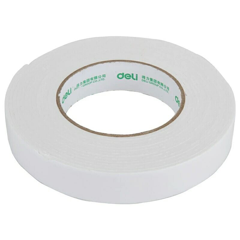 得力（deli） 30410 海綿膠泡棉雙面膠 12mm*5y 1卷裝_http://gzyiqian.cn/img/sp/208/1da66b8a-b8fb-4c54-8ad3-815d047f0b3d.jpg