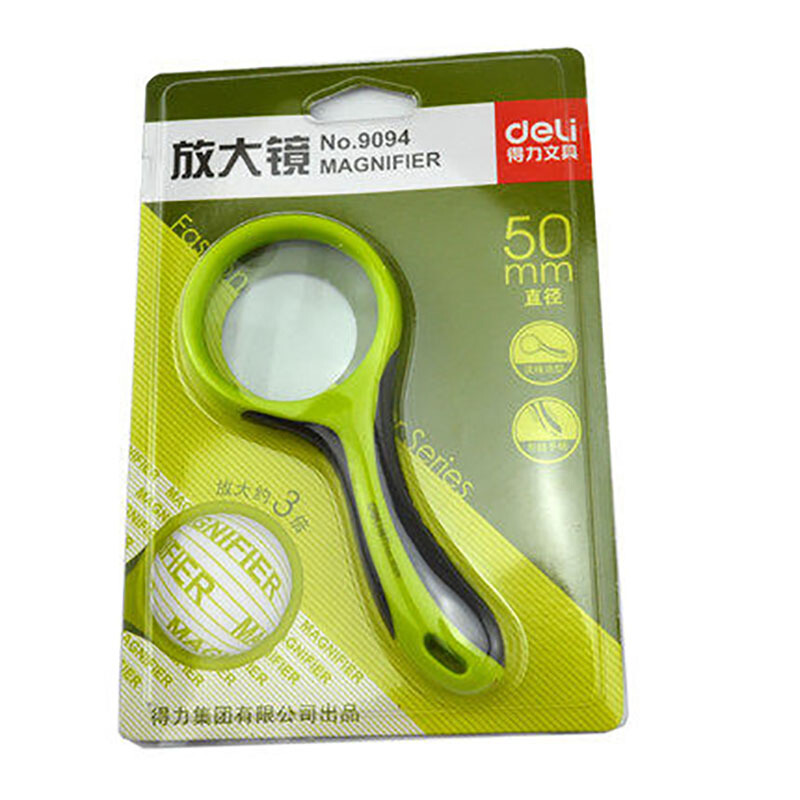 得力（deli） 9094 放大鏡手持便攜閱讀放大鏡直徑50mm包膠手柄設計放大3倍_http://gzyiqian.cn/img/sp/2145/10426801-d8b0-42b4-af4b-e7308d4438b6.jpg