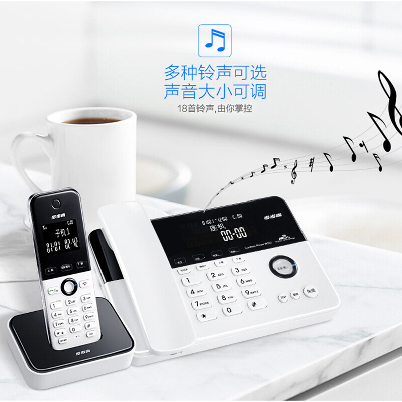 步步高（bbk） W202 高端旗艦 數(shù)字無繩電話機(jī) 子母機(jī)座機(jī) 鋼琴外觀/亮面拋光/負(fù)顯大屏科技/中文菜單/三方通話_http://gzyiqian.cn/img/sp/2147/a85eceb7-b97b-43e5-83eb-0befbb46dd73.jpg