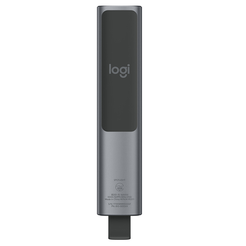 羅技（Logitech） Spotlight 無線演示器 投影筆 翻頁器 非激光筆 演示筆 演講神器 放大聚焦液晶屏可顯 (灰色) _http://gzyiqian.cn/img/sp/242/9a858a95-b5d5-4801-836b-42b3c7261971.jpg