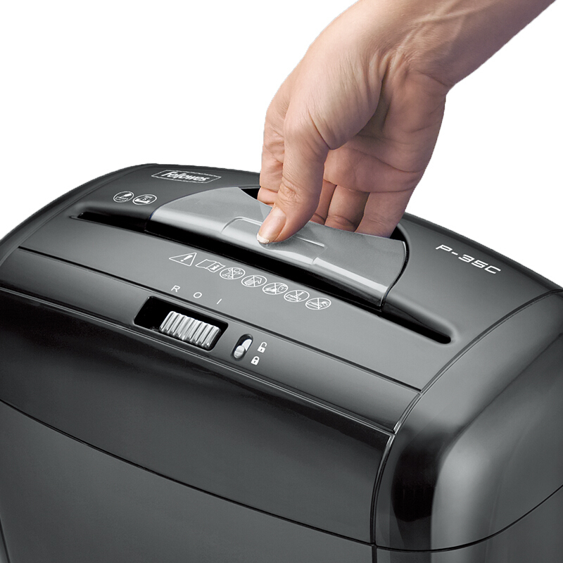 范羅士（Fellowes） P-35C 辦公家用小型碎紙機（單次碎紙5張/小巧實用）_http://gzyiqian.cn/img/sp/258/f0a55fcb-9d34-4572-b4c4-0917a6f4e4d9.jpg