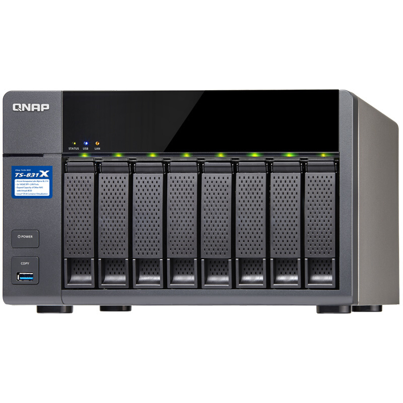 威聯通（QNAP） TS-831X-8G 高效能四核處理器,內建雙10GbE SFP+ 網絡端口 八盤位NAS網絡存儲器（無內置硬盤）_http://gzyiqian.cn/img/sp/275/9ceede8f-6625-4a77-84c8-68813657cf37.jpg