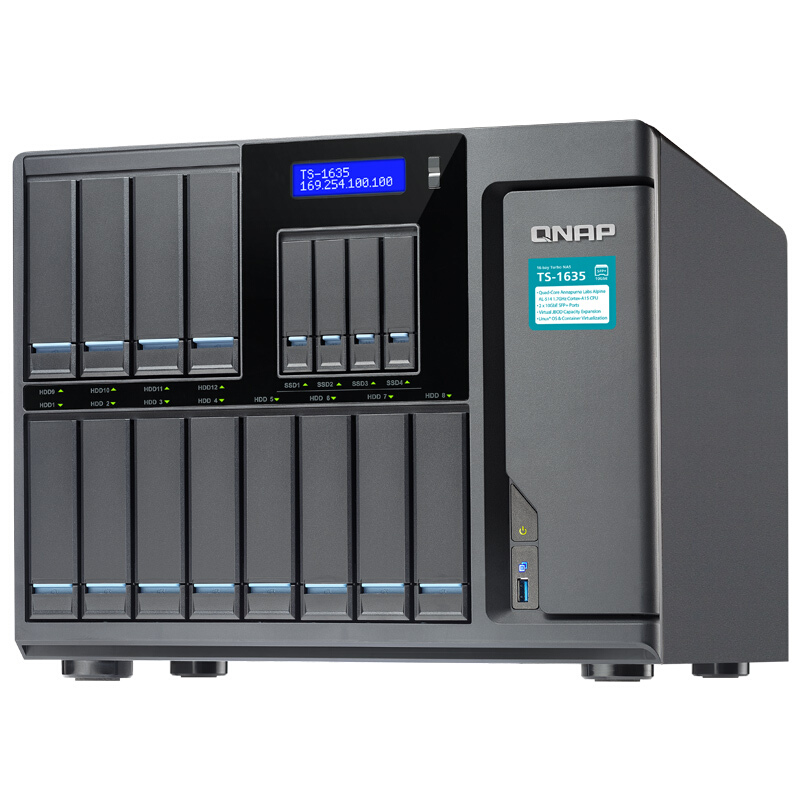 威聯(lián)通（QNAP） TS-1635-4G 十六盤位網(wǎng)絡(luò)存儲 四核處理器 內(nèi)建2個10GbE SFP+ 網(wǎng)絡(luò)端口 商用級NAS_http://gzyiqian.cn/img/sp/275/ef14fae1-f23f-4712-972d-7e9ceb97989c.jpg