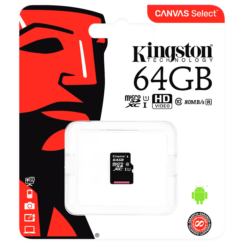 金士頓（Kingston） 內存卡 高速行車記錄儀 TF(Micro SD) Class10 UHS-I 手機存儲卡（64GB）_http://gzyiqian.cn/img/sp/276/db11424d-876d-4124-aa0e-075bed30916d.jpg