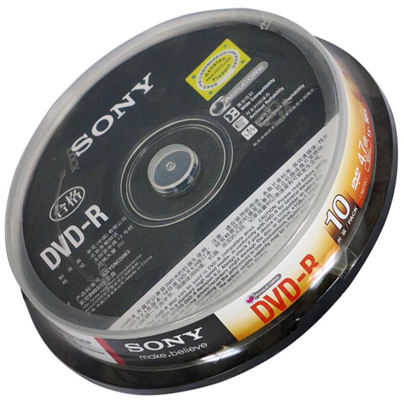 索尼（SONY） DVD-R光盤/刻錄盤 16速4.7G 桶裝10片_http://gzyiqian.cn/img/sp/277/1da17c86-c64f-40a1-85df-0b9aba6eb2a4.jpg